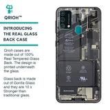Skeleton Inside Glass Case for Samsung Galaxy F41