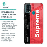 Supreme Ticket Glass Case for Samsung Galaxy F41