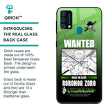Zoro Wanted Glass Case for Samsung Galaxy F41