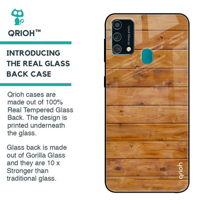 Timberwood Glass Case for Samsung Galaxy F41
