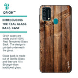Timber Printed Glass case for Samsung Galaxy F41