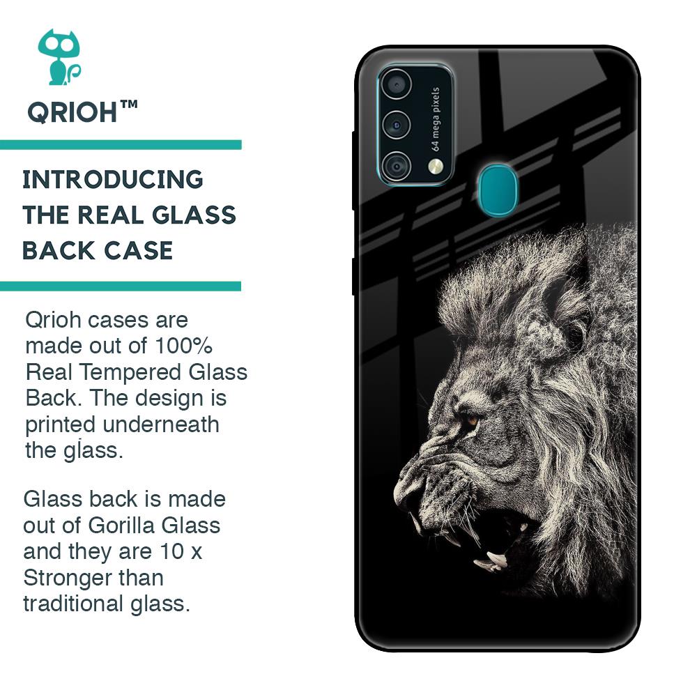 Brave Lion Glass case for Samsung Galaxy F41