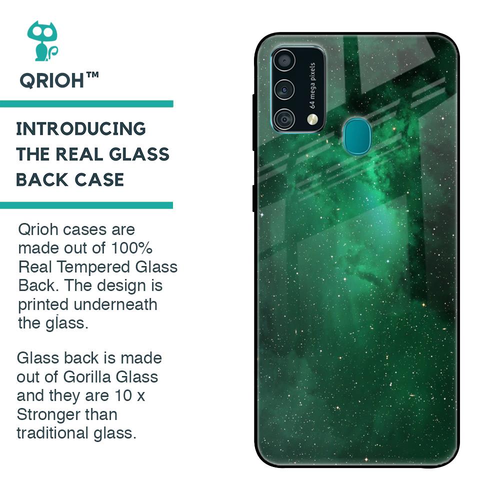 Emerald Firefly Glass Case For Samsung Galaxy F41