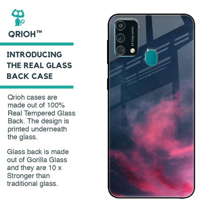Moon Night Glass Case For Samsung Galaxy F41
