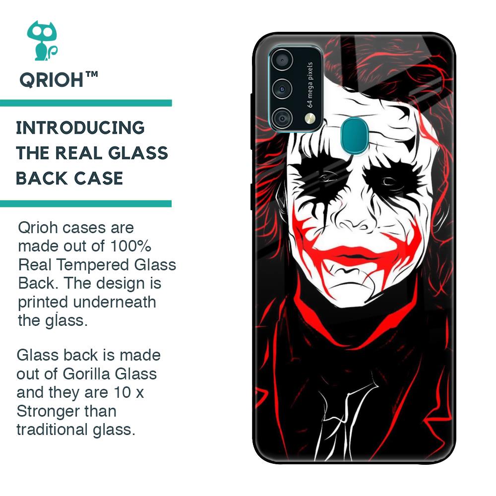 Life In Dark Glass Case For Samsung Galaxy F41