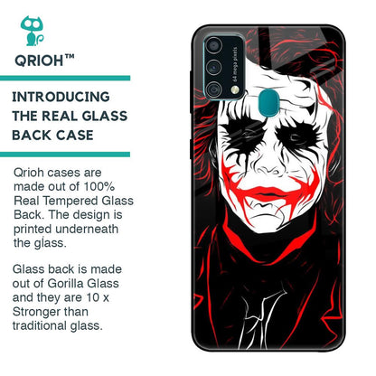 Life In Dark Glass Case For Samsung Galaxy F41