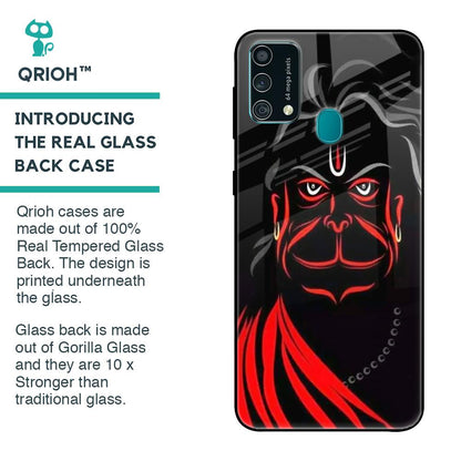 Lord Hanuman Glass Case For Samsung Galaxy F41