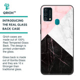 Marble Collage Art Glass Case For Samsung Galaxy F41