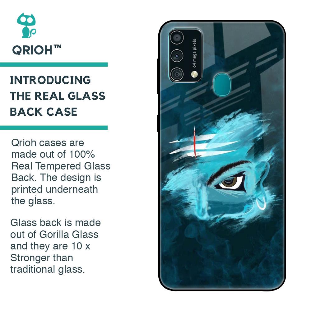 Power Of Trinetra Glass Case For Samsung Galaxy F41