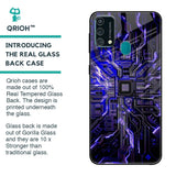 Techno Color Pattern Glass Case For Samsung Galaxy F41
