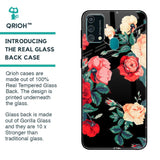 Floral Bunch Glass Case For Samsung Galaxy F41