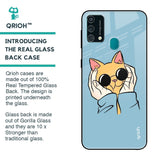 Adorable Cute Kitty Glass Case For Samsung Galaxy F41