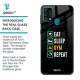 Daily Routine Glass Case for Samsung Galaxy F41