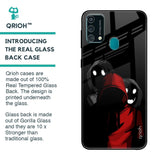 Shadow Character Glass Case for Samsung Galaxy F41