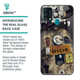Ride Mode On Glass Case for Samsung Galaxy F41
