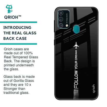 Follow Your Dreams Glass Case for Samsung Galaxy F41
