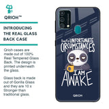 Struggling Panda Glass Case for Samsung Galaxy F41