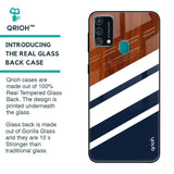 Bold Stripes Glass case for Samsung Galaxy F41