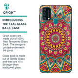 Elegant Mandala Glass Case for Samsung Galaxy F41
