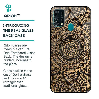 Luxury Mandala Glass Case for Samsung Galaxy F41