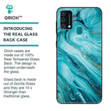 Ocean Marble Glass Case for Samsung Galaxy F41