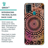 Floral Mandala Glass Case for Samsung Galaxy F41