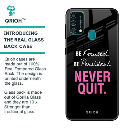 Be Focused Glass case for Samsung Galaxy F41