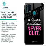 Be Focused Glass case for Samsung Galaxy F41