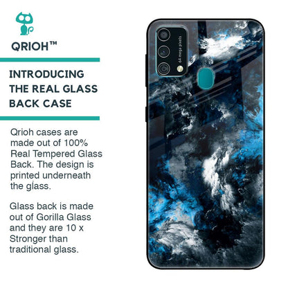 Cloudy Dust Glass Case for Samsung Galaxy F41