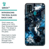 Cloudy Dust Glass Case for Samsung Galaxy F41