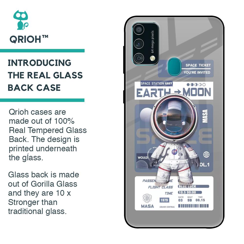 Space Flight Pass Glass Case for Samsung Galaxy F41