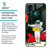 Astronaut on Mars Glass Case for Samsung Galaxy F41