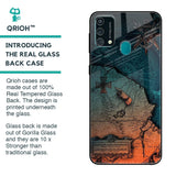 Geographical Map Glass Case for Samsung Galaxy F41