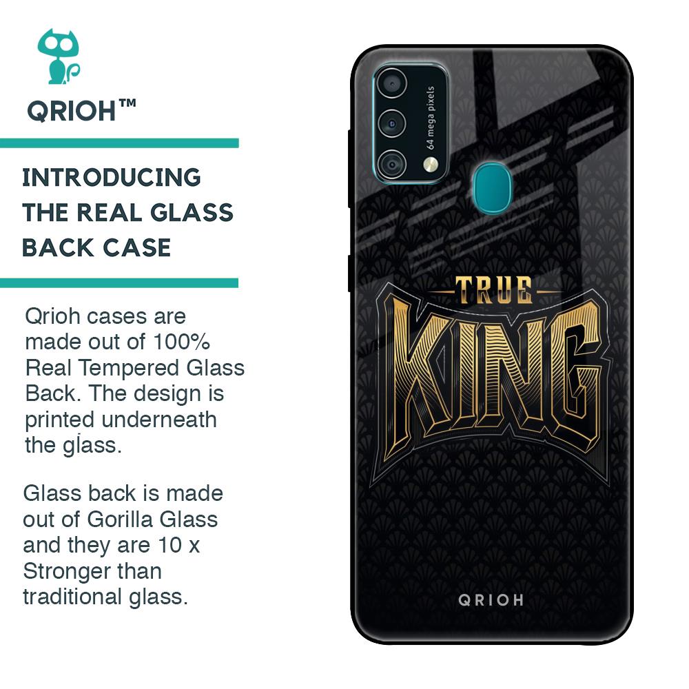 True King Glass Case for Samsung Galaxy F41