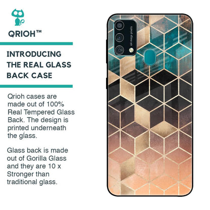Bronze Texture Glass Case for Samsung Galaxy F41