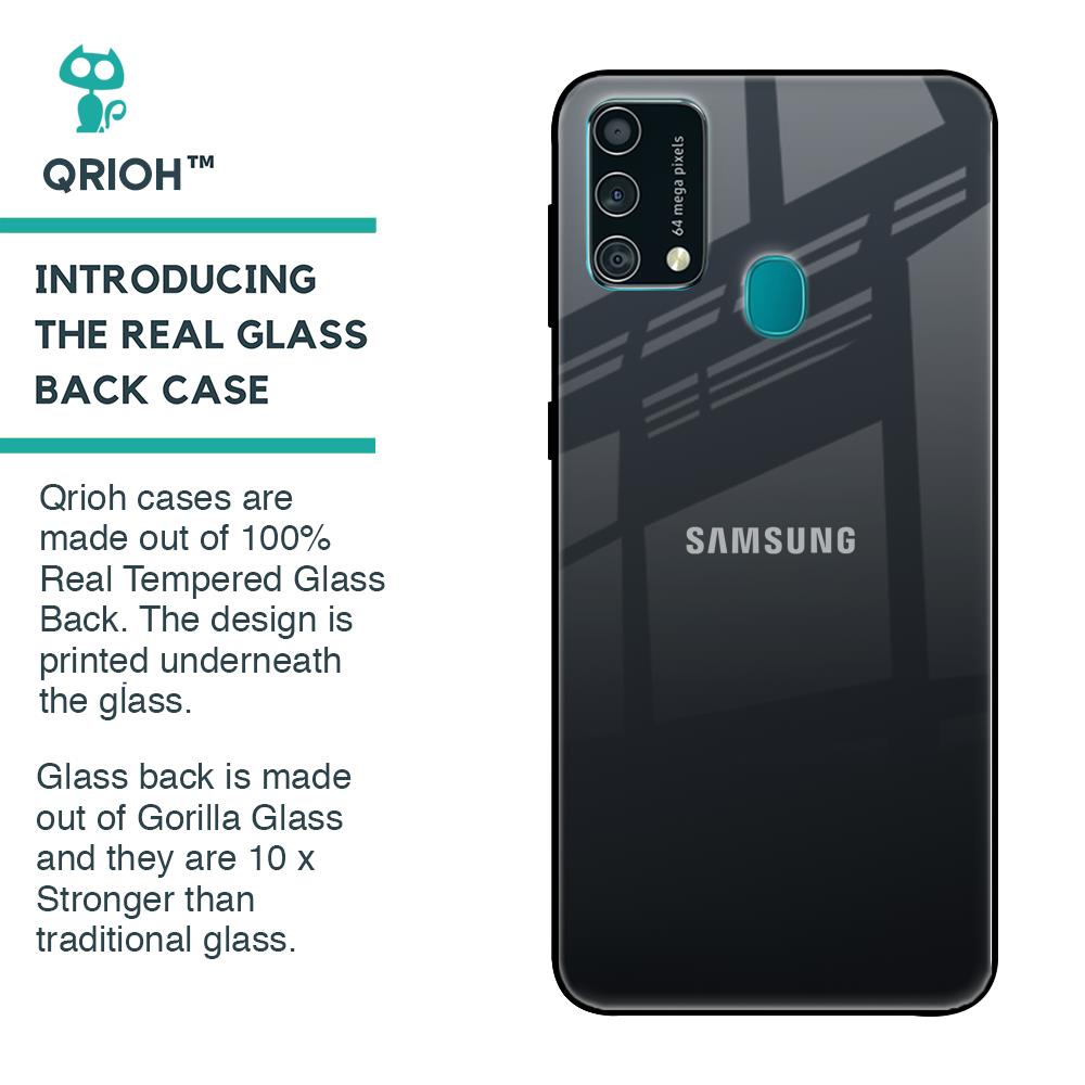 Stone Grey Glass Case For Samsung Galaxy F41