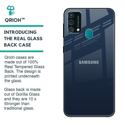 Overshadow Blue Glass Case For Samsung Galaxy F41