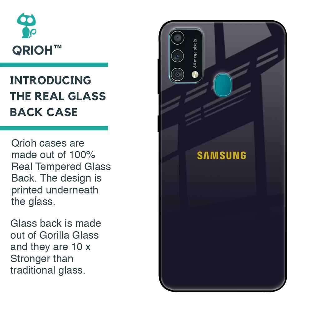 Deadlock Black Glass Case For Samsung Galaxy F41