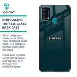 Hunter Green Glass Case For Samsung Galaxy F41