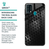 Dark Abstract Pattern Glass Case For Samsung Galaxy F41