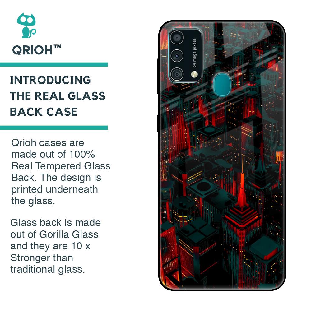 City Light Glass Case For Samsung Galaxy F41
