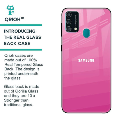Pink Ribbon Caddy Glass Case for Samsung Galaxy F41