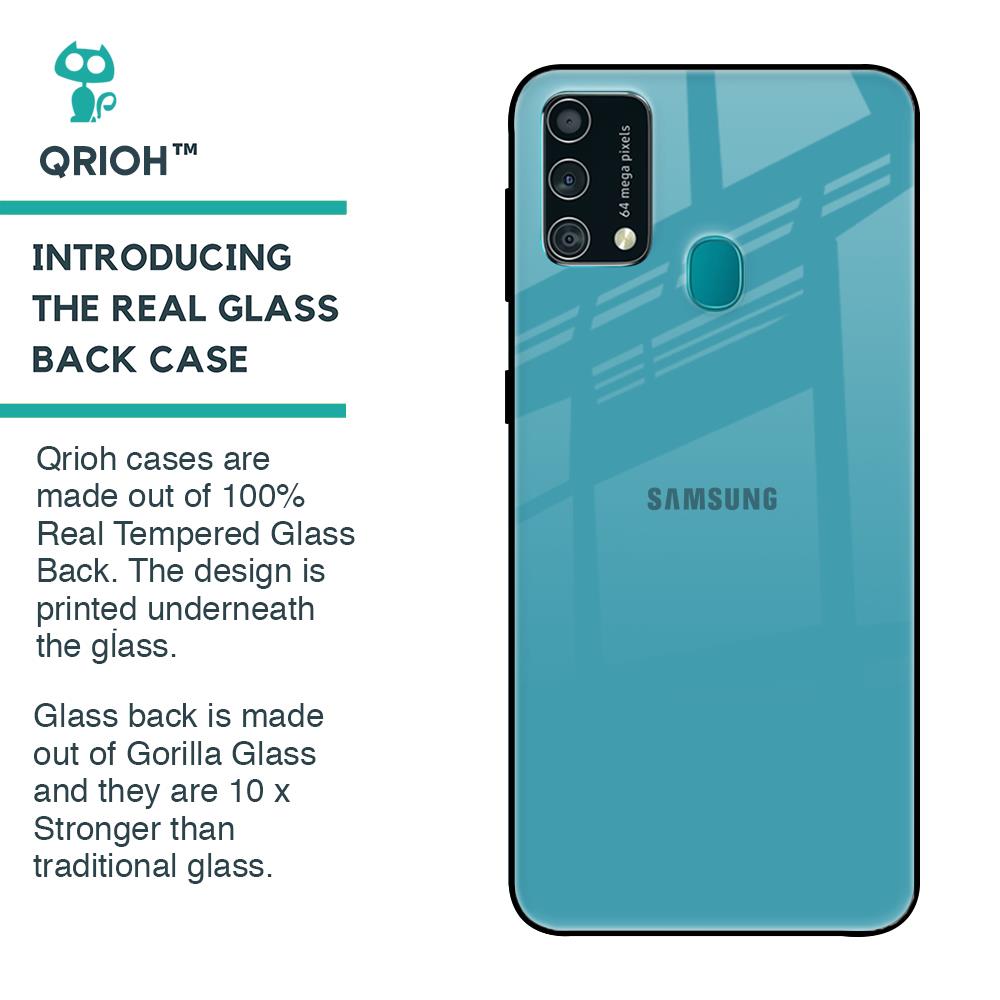 Oceanic Turquiose Glass Case for Samsung Galaxy F41