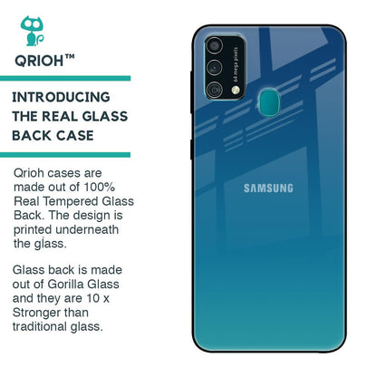 Celestial Blue Glass Case For Samsung Galaxy F41