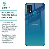 Celestial Blue Glass Case For Samsung Galaxy F41