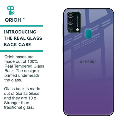 Indigo Pastel Glass Case For Samsung Galaxy F41