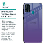 Indigo Pastel Glass Case For Samsung Galaxy F41