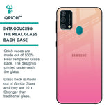 Pastel Pink Gradient Glass Case For Samsung Galaxy F41