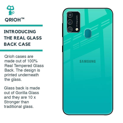 Cuba Blue Glass Case For Samsung Galaxy F41