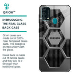Hexagon Style Glass Case For Samsung Galaxy F41